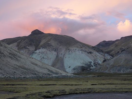 High in the Andes